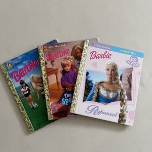 Three Little Golden Books Barbie titles